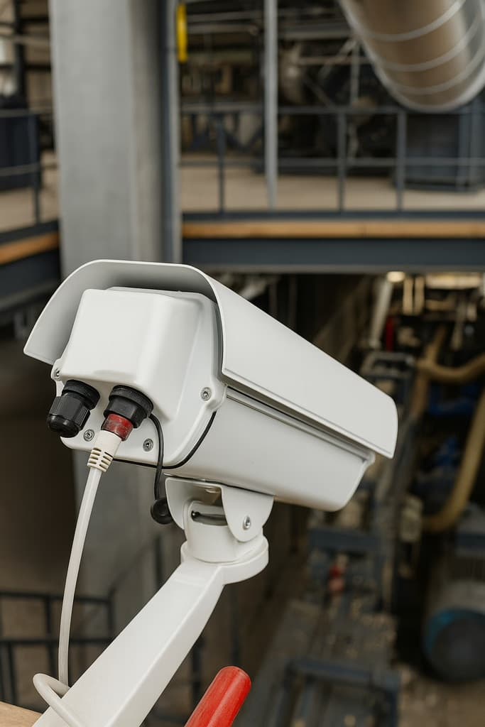 AVIAN thermal camera installed in an industrial facility